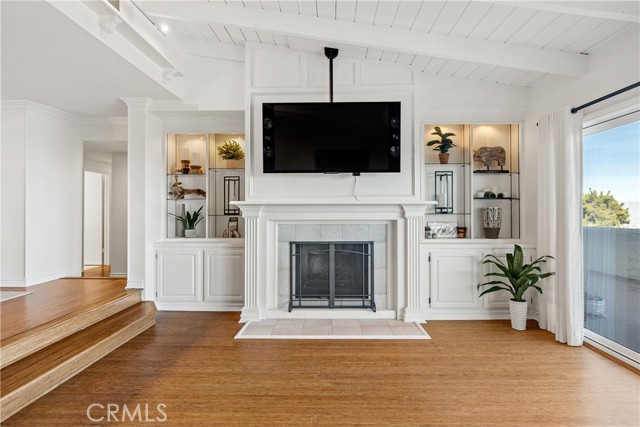 Fireplace and built-ins - beautiful and useful!