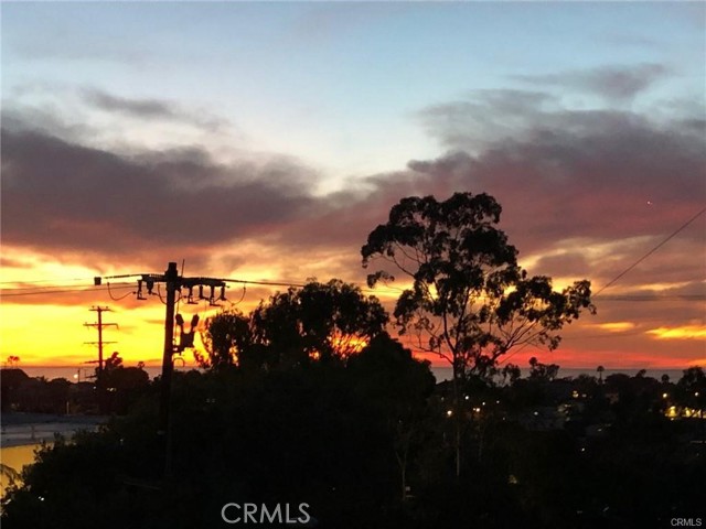 Sunset from the dining room/living room walkout balcony.