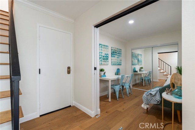 Downstairs entry and Bedroom