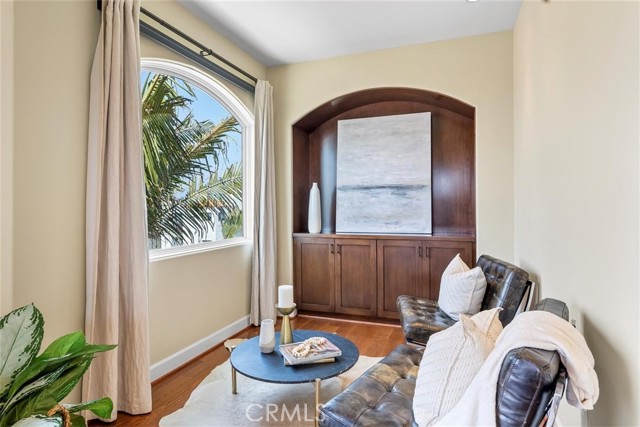 Sitting area off Primary bedroom with ocean views
