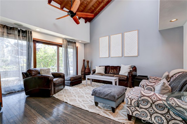 Front family room that opens to the yard