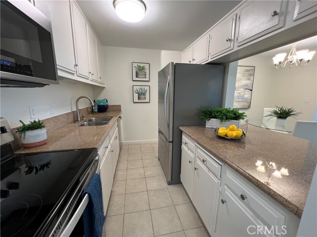 Kitchen with new appliances and granite counters