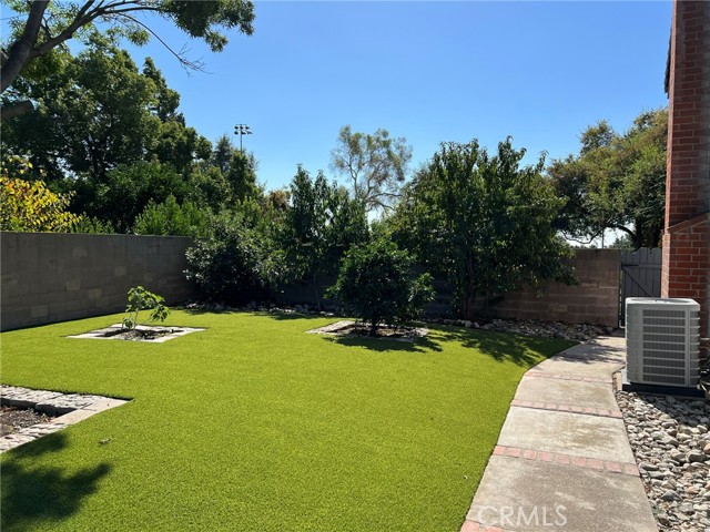 Rear yard - right side