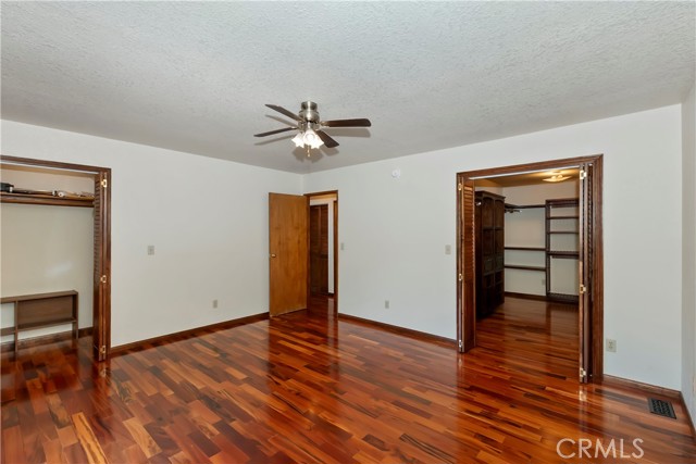 Bedroom 3 with walk in closet and second closet