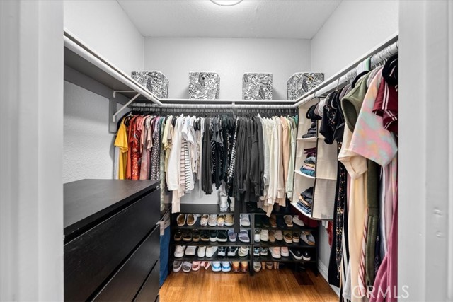 Two closets in primary room - this is the walk-in