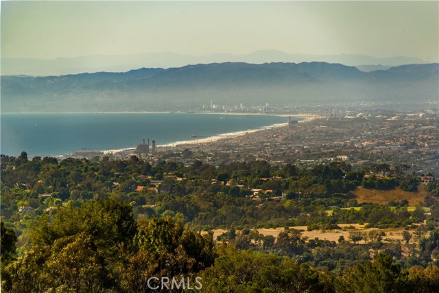 You can see all the way to Santa Monica and Malibu.