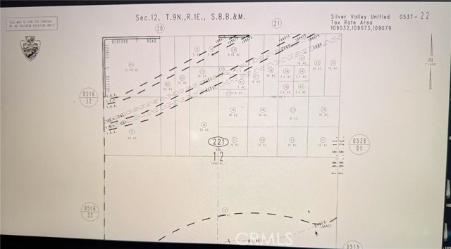 Detail Gallery Image 3 of 4 For 0 Mccormick, Yermo,  CA 92398 - – Beds | – Baths