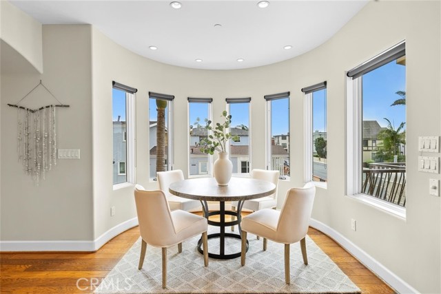 Dining area on main level provides tons of light and views!