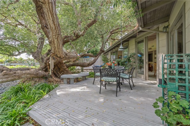 Deck off of living room Deck off of living room