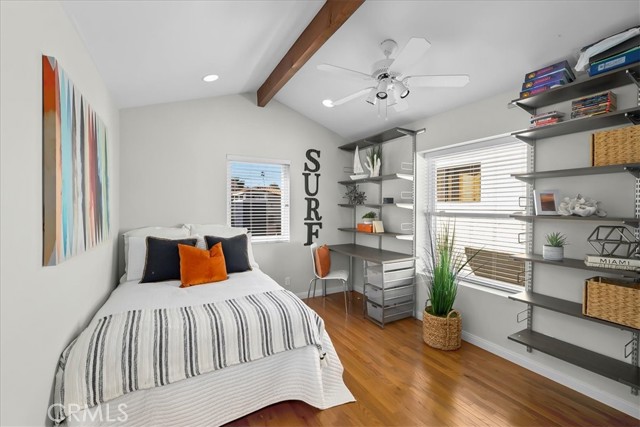 4th Bedroom with vaulted ceiling