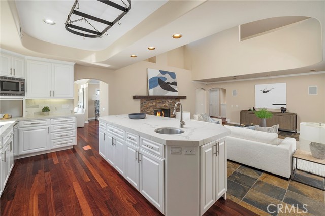 Wide galley kitchen
