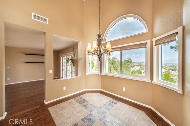 Dining area with view