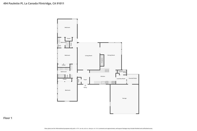 Detail Gallery Image 43 of 43 For 494 Paulette Pl, La Canada Flintridge,  CA 91011 - 3 Beds | 2/1 Baths