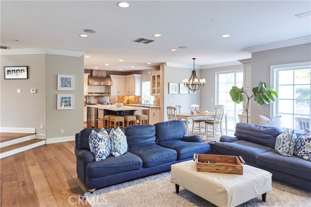 View of kitchen from family room