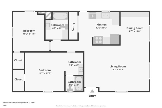 Detail Gallery Image 33 of 33 For 7850 Slater #38,  Huntington Beach,  CA 92647 - 2 Beds | 2 Baths