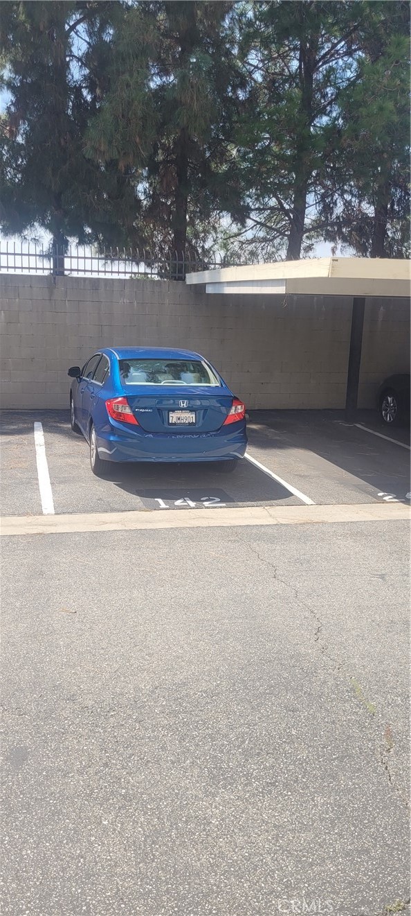 Assigned parking space