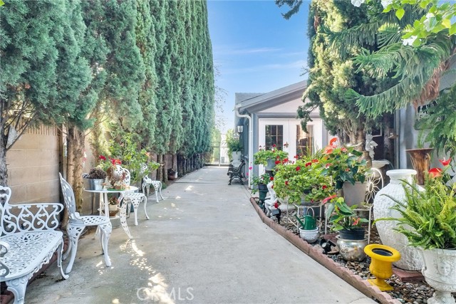 Driveway to rear of Property.