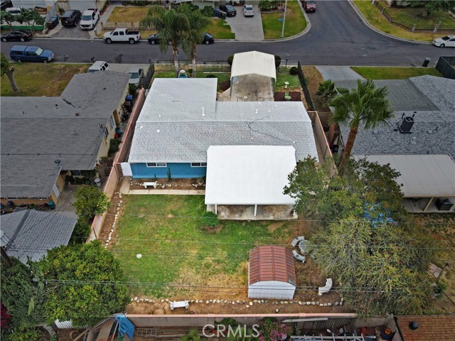 Aerial View of backyard