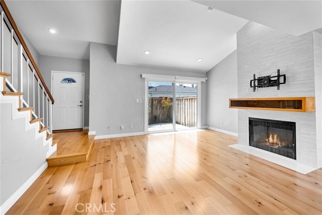 living area looking west