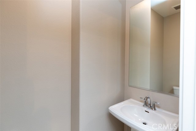 Inner view of powder room