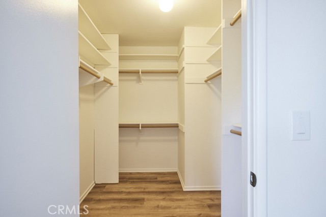 Primary bedroom walking closet