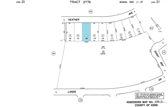 Listing Details for 0 Heather Ave., California City, CA 93504