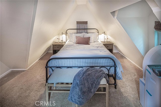 Top floor bedroom with bathroom.