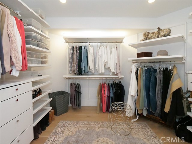 Primary walk-in closet