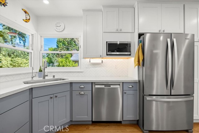 Enjoy mountain views from the kitchen sink