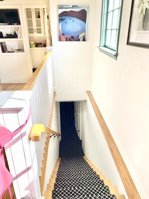 stairs to the 4th bedroom