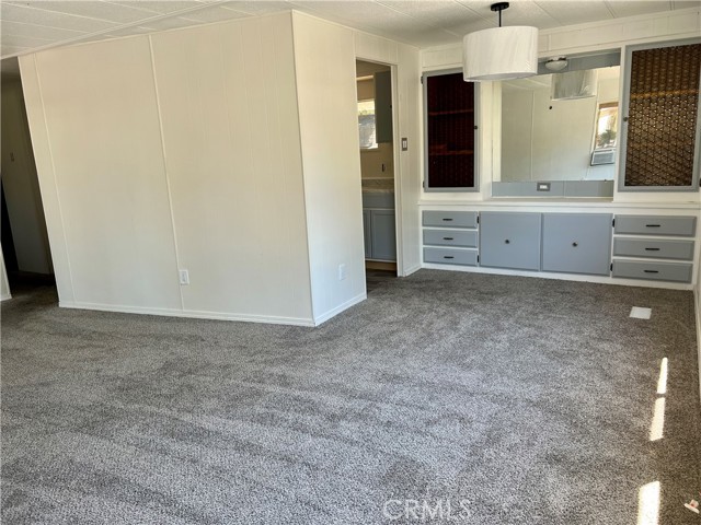 open and spacious living room and dining area