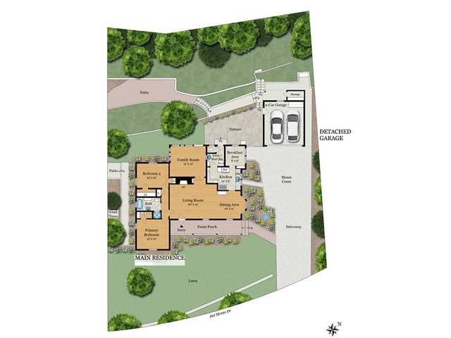 Detail Gallery Image 35 of 38 For 1433 Del Monte Dr, Glendale,  CA 91207 - 2 Beds | 1/1 Baths