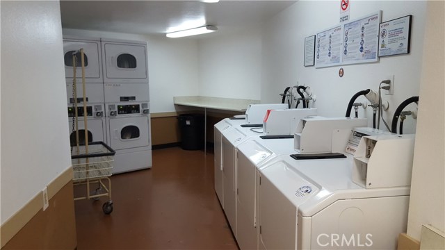 Community laundry in each building