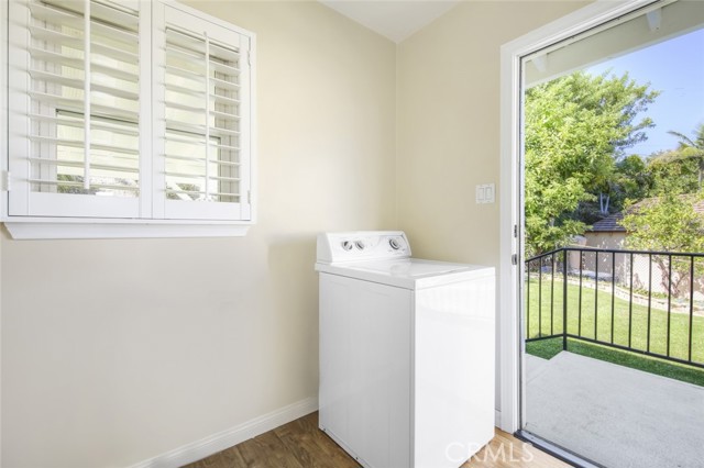 Laundry room. Dryer has been removed.