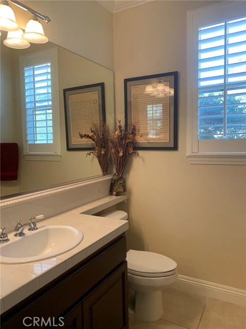 Downstairs bathroom with shower