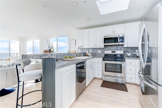 Incredible ocean views from this open kitchen.