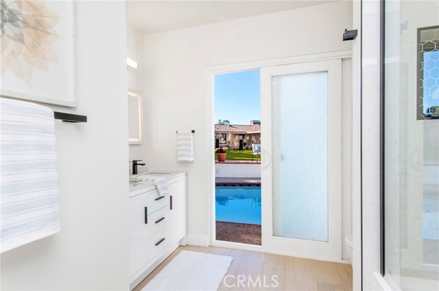 Bathroom #2 with direct access to the pool.