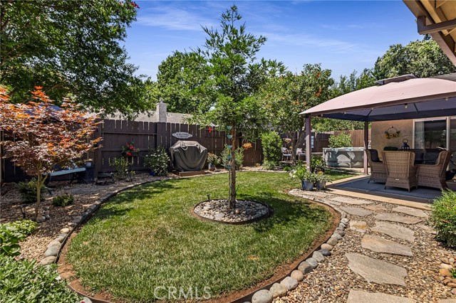 Easy upkeep backyard