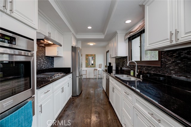 Beautifully remodeled kitchen, lots of cabinet space