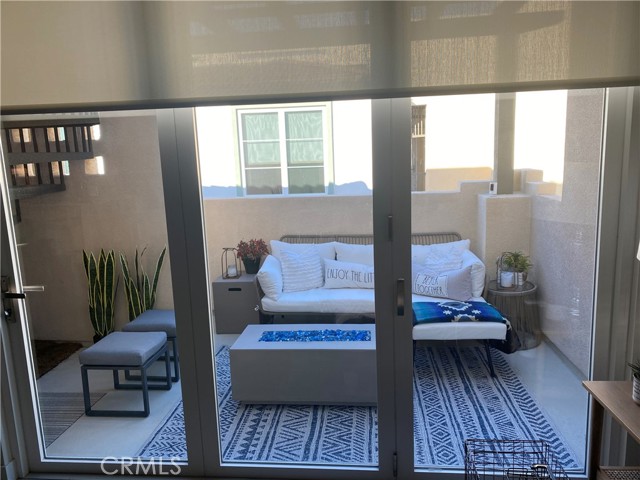 Deck off living room.  Indoor/outdoor living.