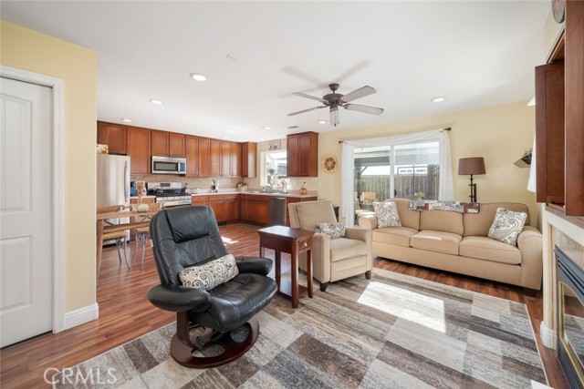 Living Room Open to Kitchen