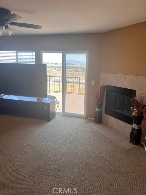 owner suite fire place view