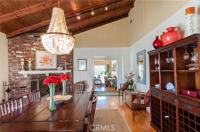 View from Dining Room into Living Room