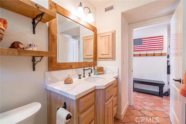 Family room opens to Kitchen