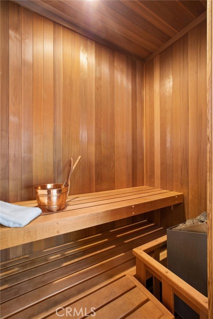 Sauna Located in Home Gym