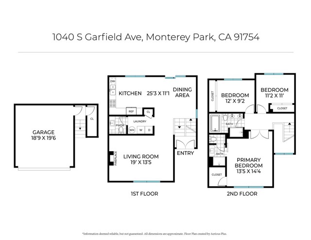 Detail Gallery Image 5 of 5 For 1040 S Garfield Ave, Monterey Park,  CA 91754 - 3 Beds | 3 Baths