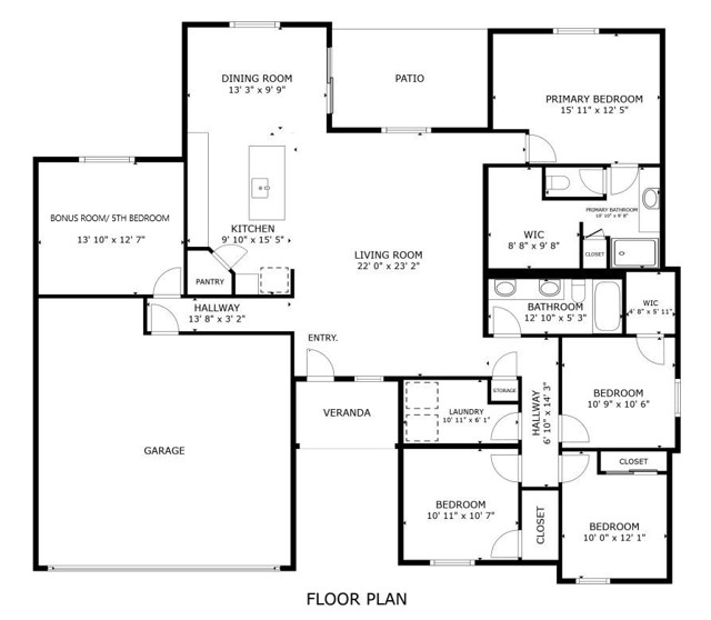 Detail Gallery Image 15 of 15 For 12308 Verano St, Victorville,  CA 92392 - 4 Beds | 2 Baths