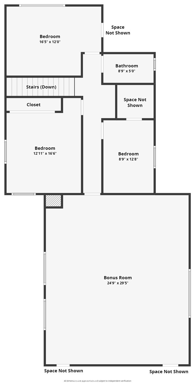 Floorplan and measurements generated with AI