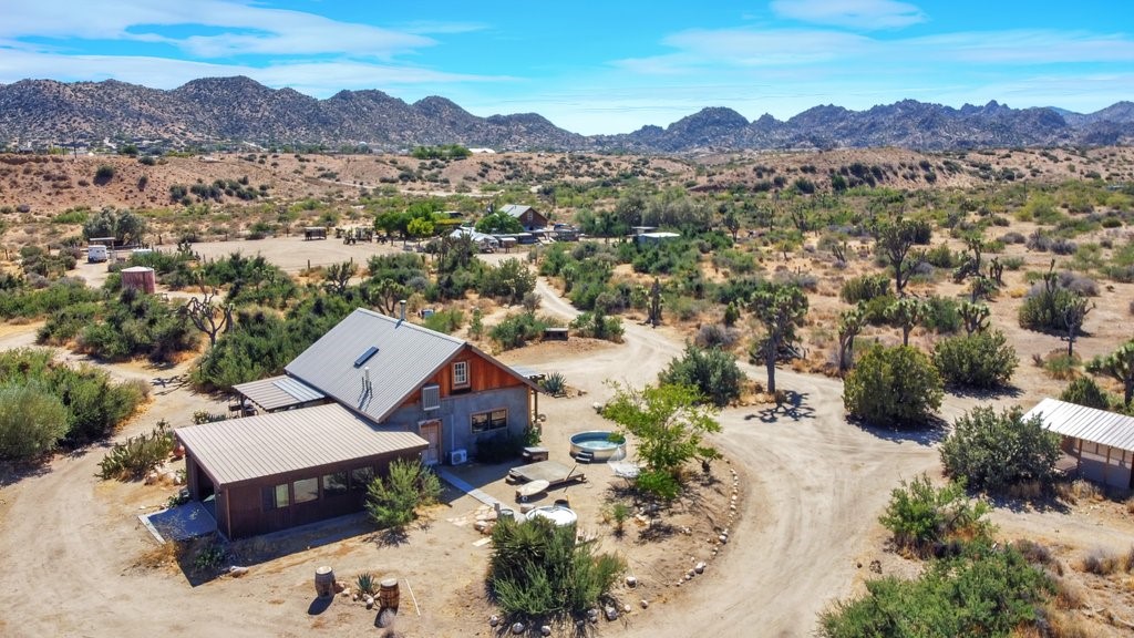 Ariel view over home.