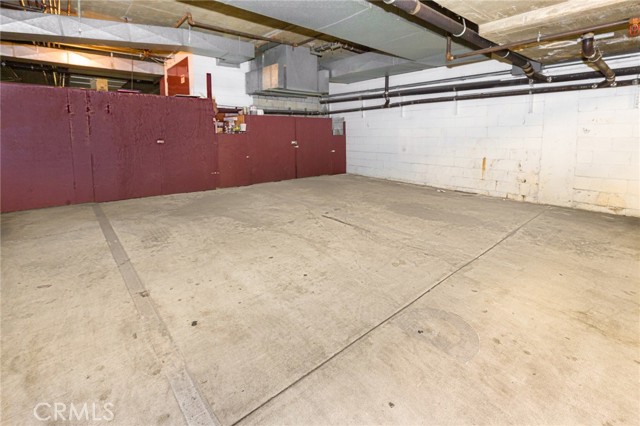 Underground 2-car parking with 4 storage closets